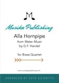 Alla Hornpipe, from 'Water Music' - Brass Quartet P.O.D cover